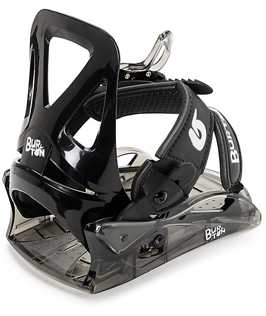 Burton Grom Black Kids Snowboard Bindings Zumiez