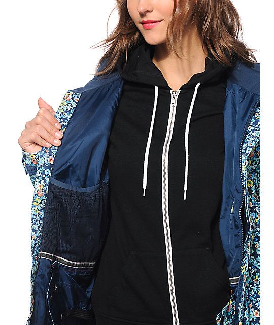 Burton Jet Set Confetti Floral 10K Snowboard Jacket Zumiez