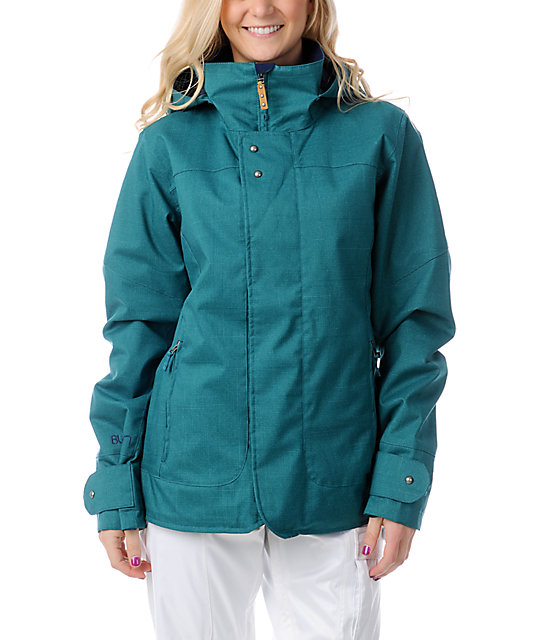 Burton Jet Set Spruce Green 10K Snowboard Jacket Zumiez