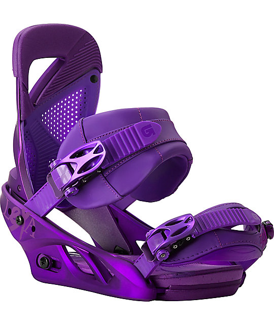 Burton Lexa ReFlex Purple Womens Snowboard Bindings | Zumiez