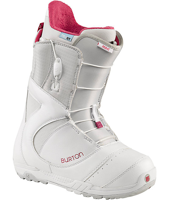 Burton Mint Womens White Snowboard Boots | Zumiez
