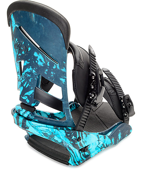 Burton Mission ReFlex Blueprint Snowboard Bindings Zumiez