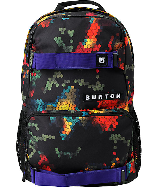 Burton Treble Yell Digi Floral Skate Backpack Zumiez