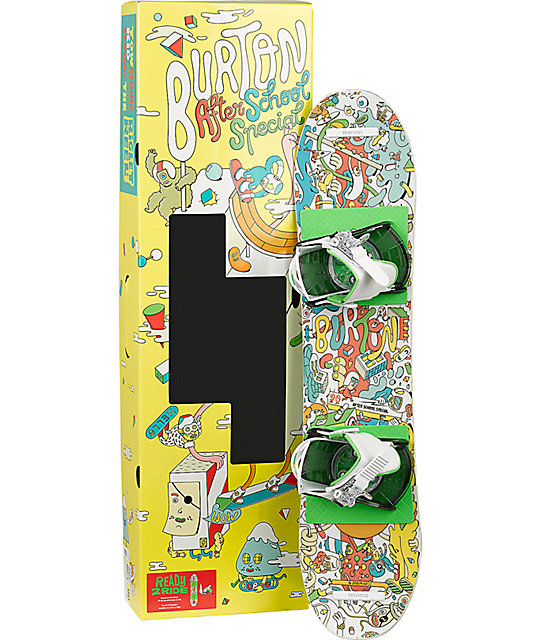 Burton Youth After School Special 100cm Snowboard Package Zumiez