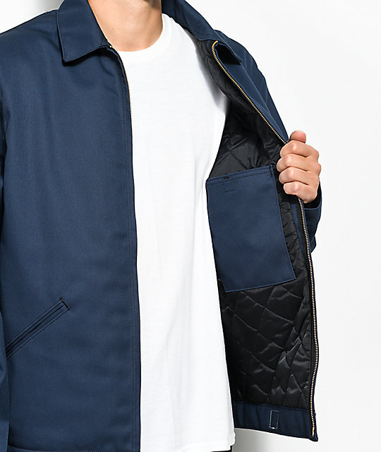 Carhartt Blended Twill Navy Work Jacket Zumiez
