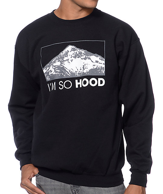 sweatshirt with hood that covers face