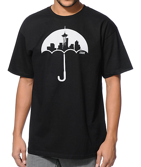 Casual Industrees Umbrella Black TShirt Zumiez