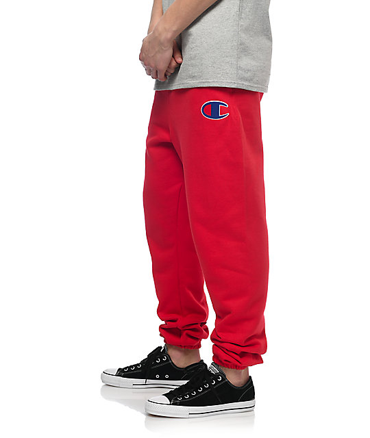 champion color block sweatpants