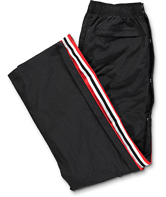 black athletic pants