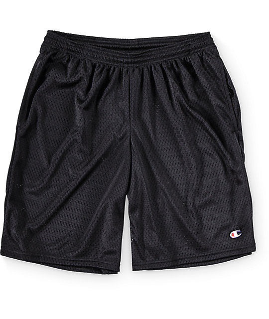 champion long mesh shorts