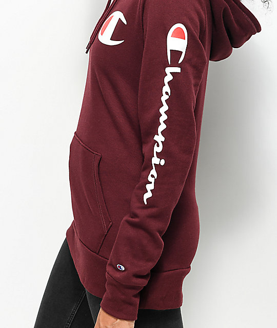 champion sweatsuit burgundy