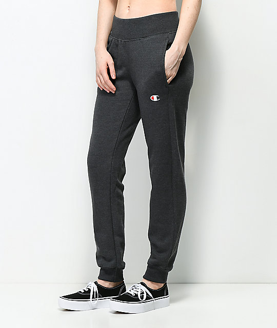 champion dark grey sweatpants