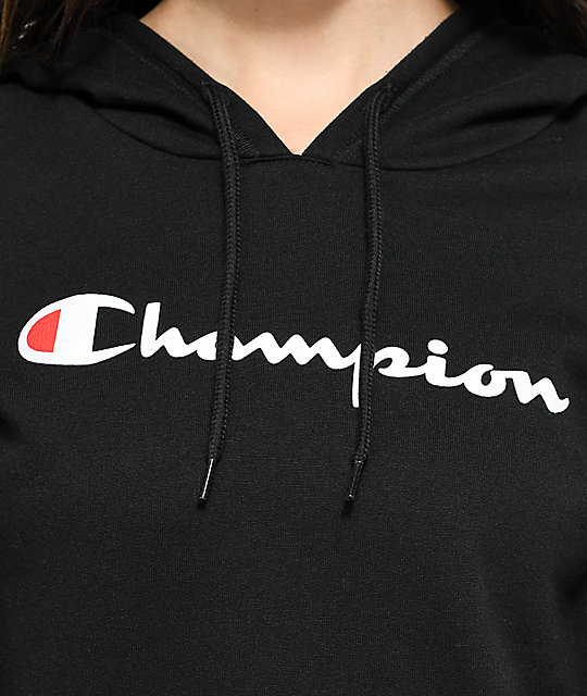 champion black hoodie boys