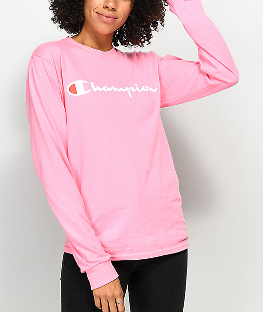 pink champion shirt