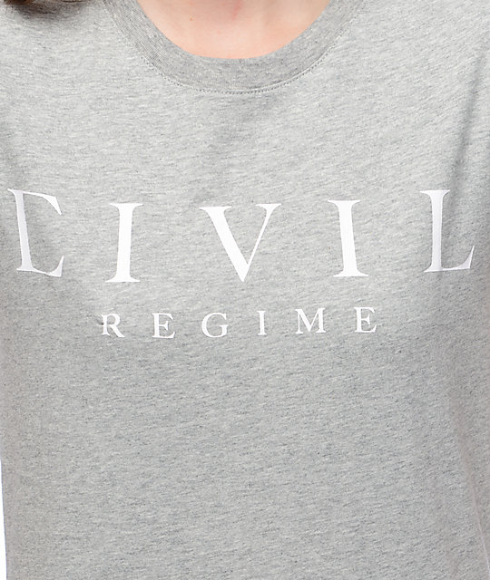 Civil Regime Grey TShirt Zumiez