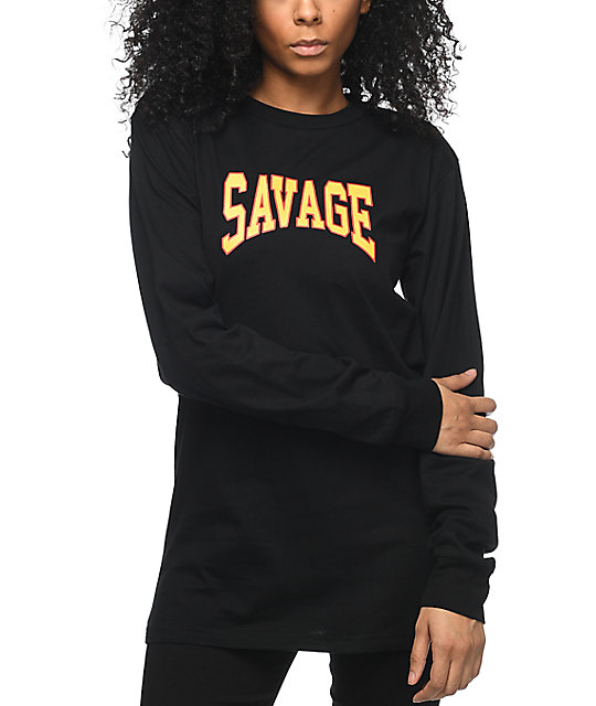 long sleeve savage shirt