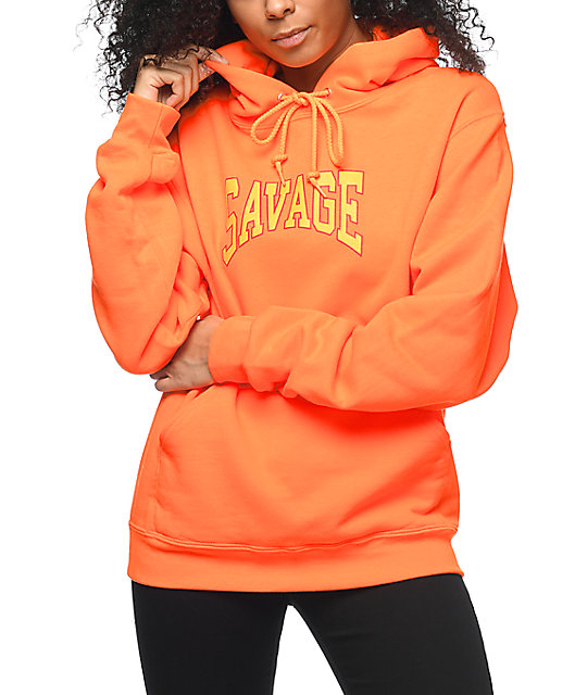 cheap orange hoodie