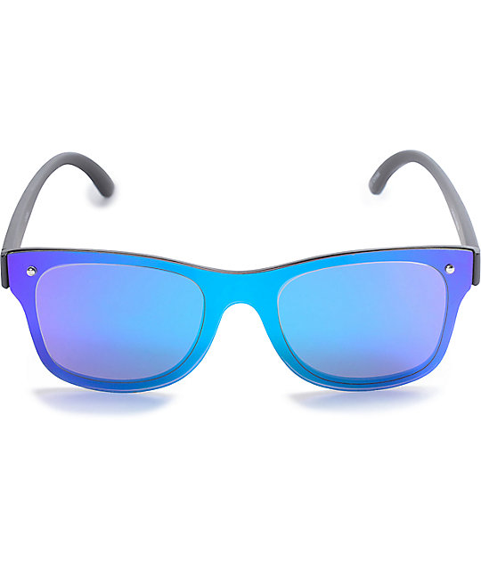 Classic All Lens Blue & Green Sunglasses Zumiez