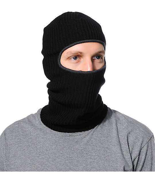 Coal Technical NWA Black Knit Balaclava Face Mask Zumiez