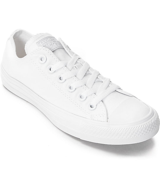 Converse Chuck Taylor All Star White Monochrome Shoes