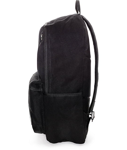 Converse Original Black Canvas Backpack Zumiez