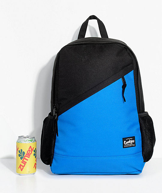 Cookies Basic Essentials Blue & Black Smell Proof Backpack Zumiez