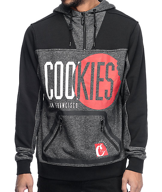 Cookies Carbon Fiber Black & Charcoal Hoodie Zumiez