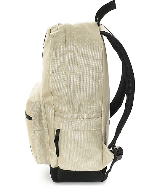 large cream backpack