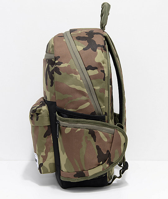 Cookies Fundamental Green Camo Backpack Zumiez