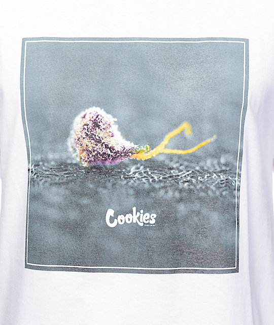 white cookies shirt