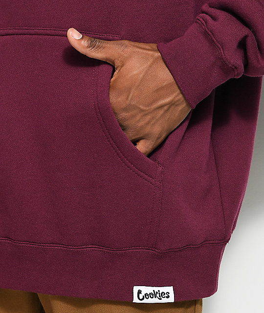 Cookies Thin Mint Burgundy Hoodie Zumiez