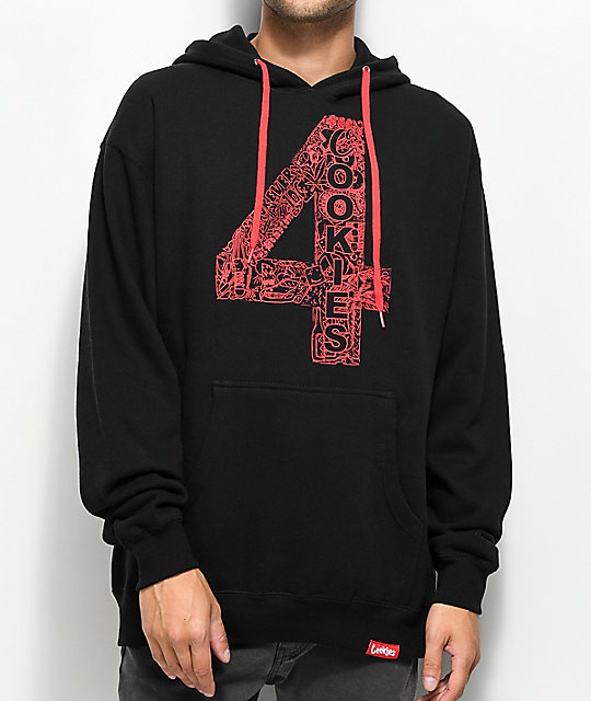 Cookies x 4 Hunnid Black Hoodie Zumiez.ca