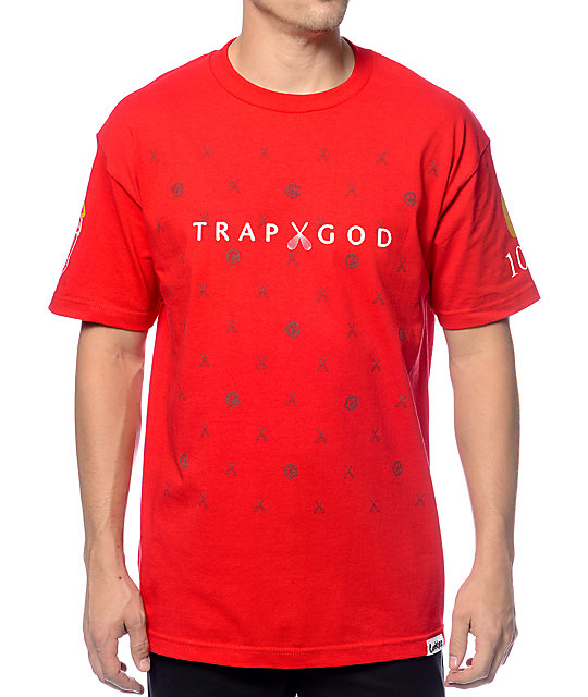 Cookies x Gucci Mane Trap God Red TShirt at Zumiez PDP