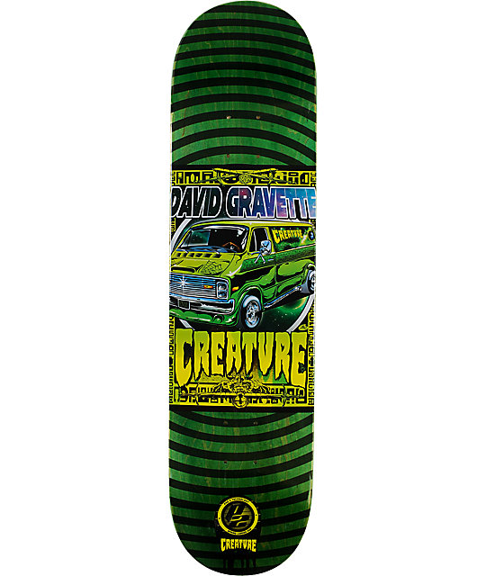 Creature Gravette Posters 8" P2 Skateboard Deck Zumiez