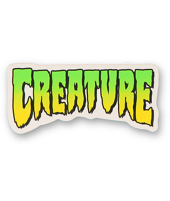 Creature Logo Decal Sticker Zumiez