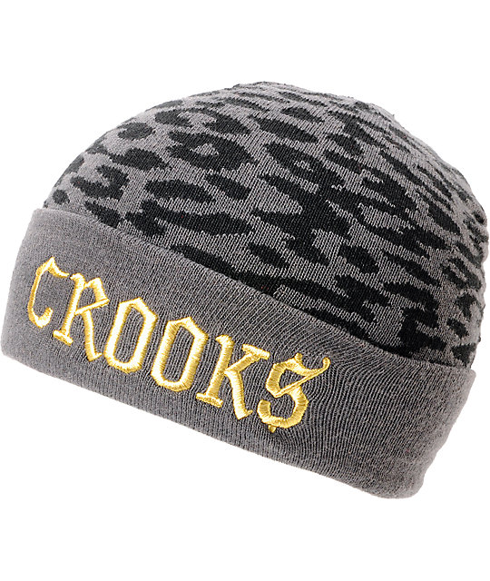 crooks and castles beanie