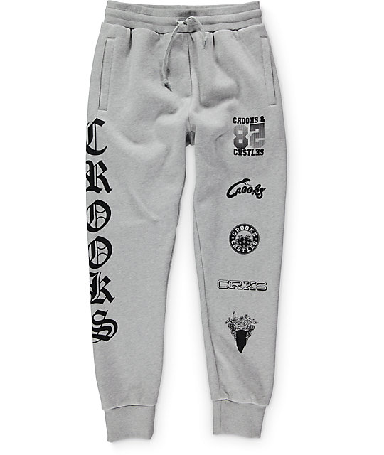 crooks and castles sweatpants