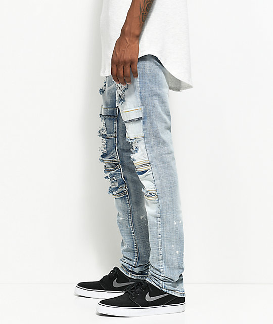 crysp denim joggers
