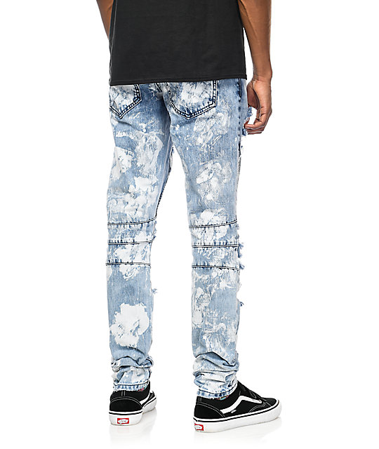 crysp denim track pants