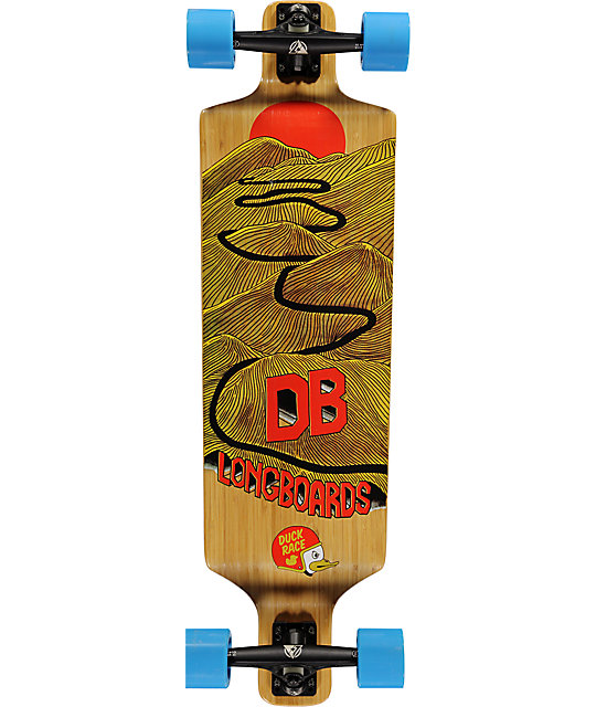 DB Duck Race 35.25" Drop Through Longboard Complete Zumiez