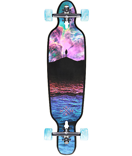DB Galaxy 36" Drop Through Longboard Complete Zumiez