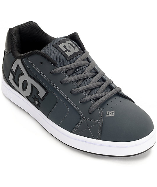 black and grey dc shoes