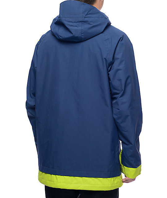 DC Ripley 10K Navy Snowboard Jacket Zumiez