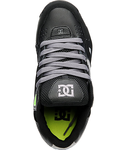 Dc Versaflex Black And Soft Lime Shoes Zumiez