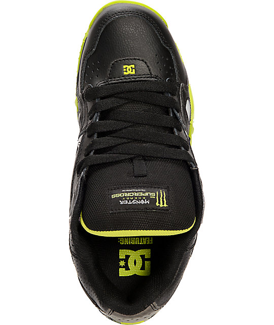 DC x Monster Versaflex Black, Charcoal & Lime Shoes Zumiez DC x Monster Versaflex Black, Charcoal & Lime Shoes Zumiez