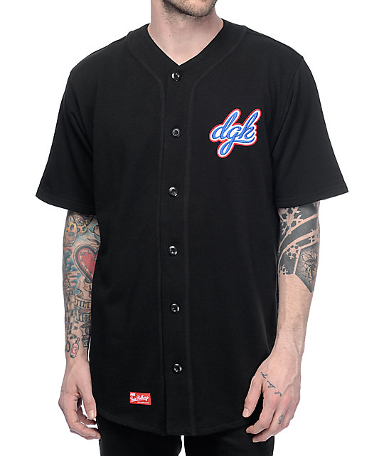 womens black baseball jersey
