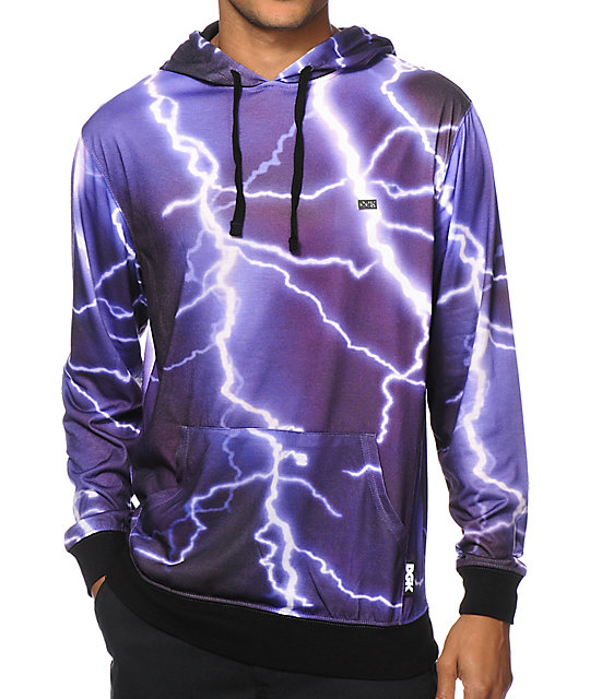DGK Storm Lightning Hooded Shirt Zumiez