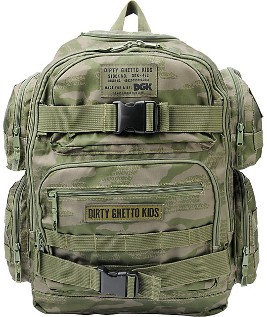 DGK Tactical Army Skate Backpack Zumiez