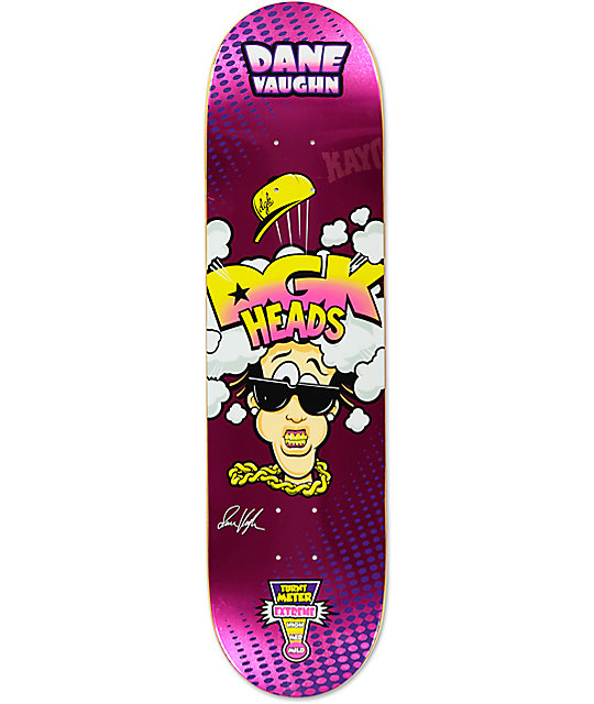 DGK Vaughn Heads 8.1" Pink Skateboard Deck Zumiez