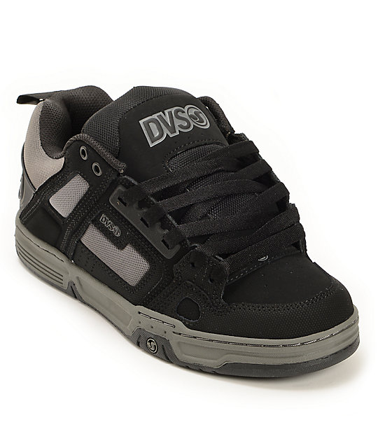 DVS Comanche Black Nubuck Skate Shoes Zumiez